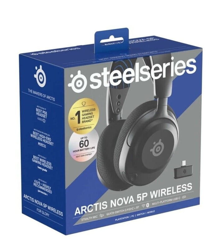 Bluetooth-гарнитура SteelSeries Arctis Nova 5P Black (61673)