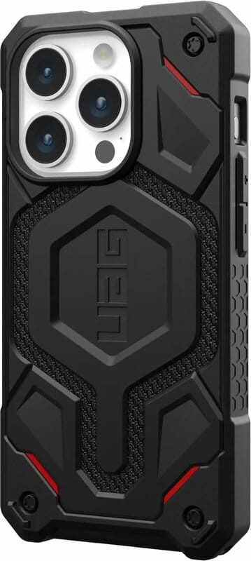 Чохол-накладка Urban Armor Gear Magsafe для Apple iPhone 15 Pro Monarch Pro Kevlar Black (114222113940)