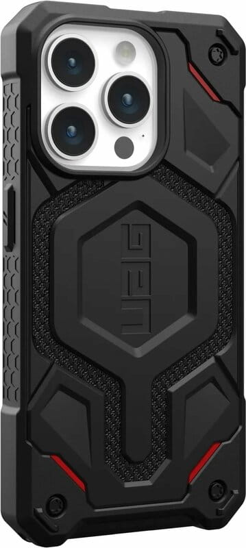 Чохол-накладка Urban Armor Gear Magsafe для Apple iPhone 15 Pro Monarch Pro Kevlar Black (114222113940)