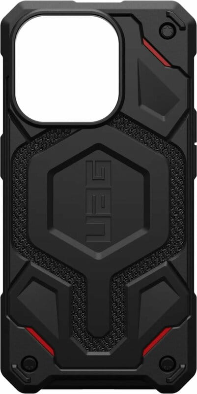 Чeхол-накладка Urban Armor Gear Magsafe для Apple iPhone 15 Pro Monarch Pro Kevlar Black (114222113940)