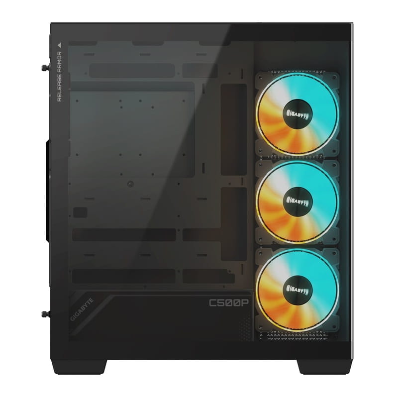 Корпус Gigabyte Aorus C500 Panoramic Stealth Tempered Glass Black без БЖ (GB-C500P ST)