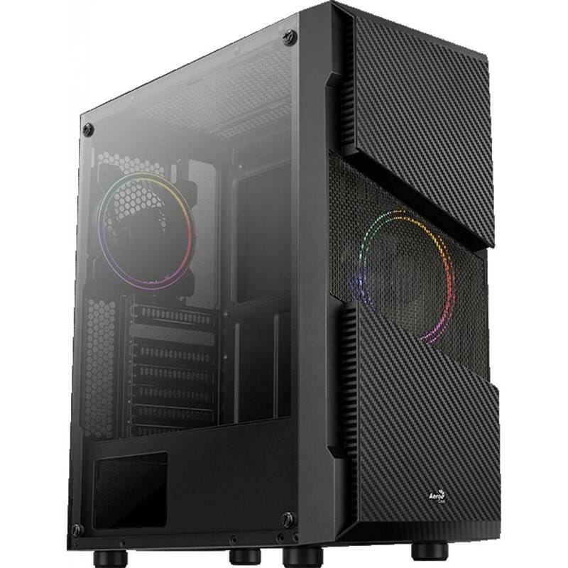 Корпус AeroCool Menace Saturn (Menace Saturn FRGB-G-BK-v1) Black без БП