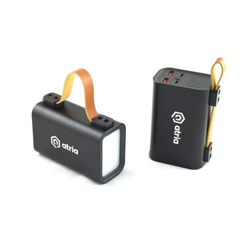 Універсальна мобільна батарея Atria 100W 60000mAh Black (WPD-101)