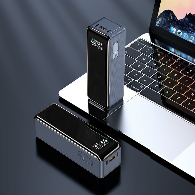 Универсальная мобильная батарея Atria 160W 30000mAh Black (WPD-160S)