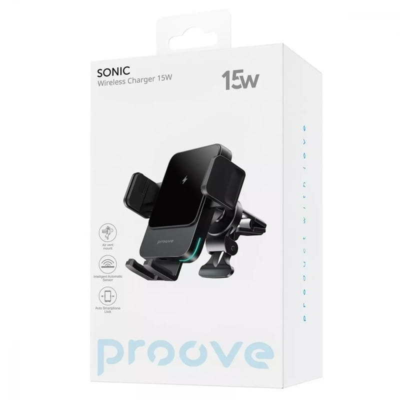 Бездротовий зарядний пристрій Proove Sonic 15W Gray (WHNC15002001)