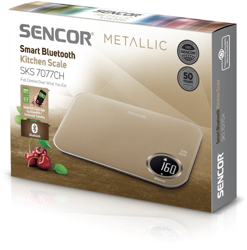 Весы кухонные Sencor SKS 7077CH