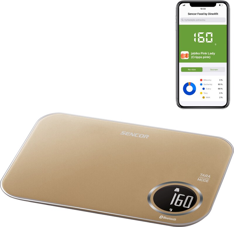 Ваги кухонні Sencor SKS 7077CH