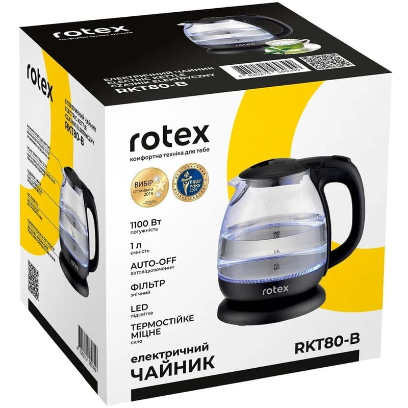 Електрочайник Rotex RKT80-B