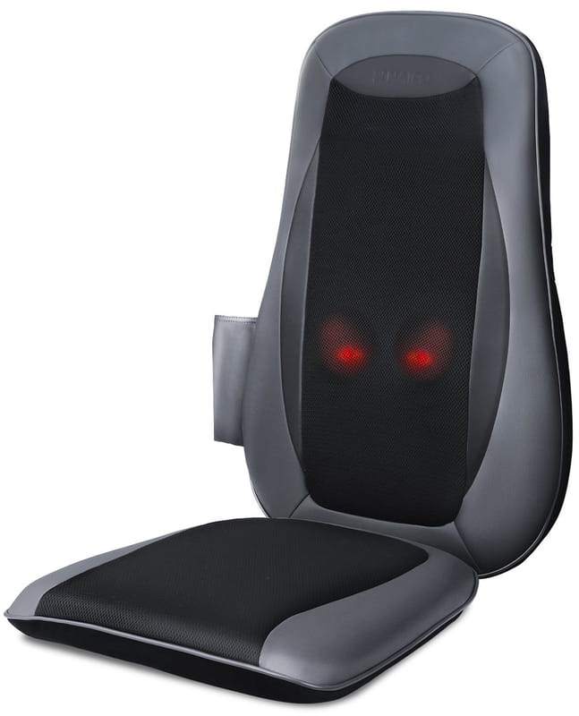 Масажна накидка на крісло NAIPO Neck & Back Massager з підігрівом, вібрацією та функцією масажу Шиатцу (MGBK-2606H)
