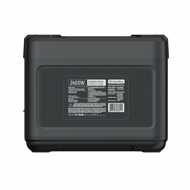 Зарядна станція ColorWay 2400W 2048Wh LiFePO4 (CW-PR-2K2W-01)