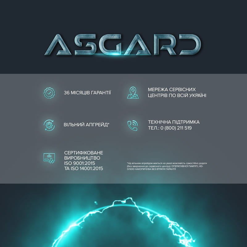 Персональный компьютер ASGARD Eir (I124F.32.S10.47S.5238)
