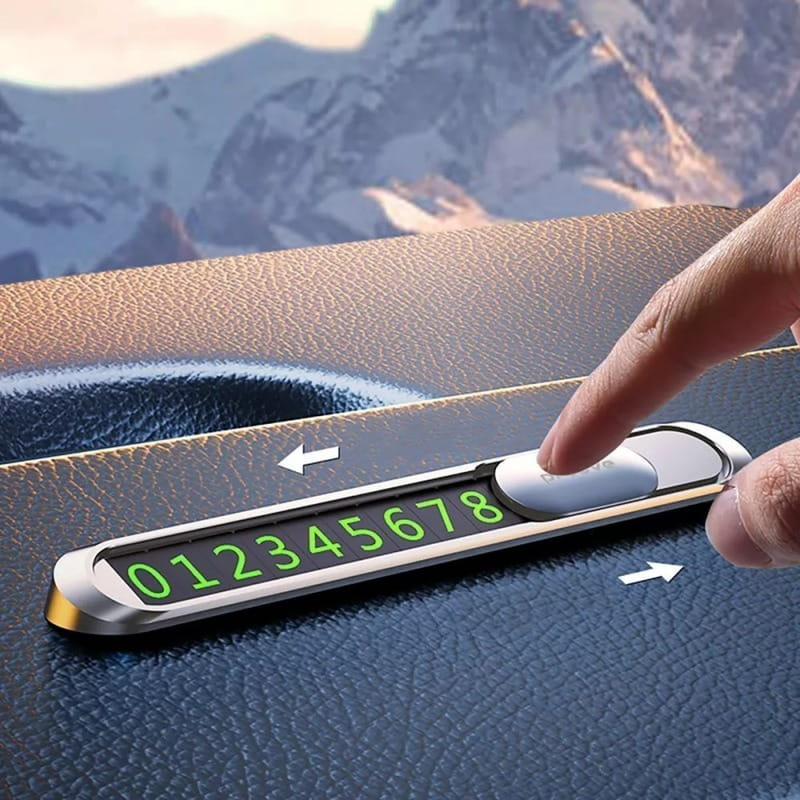 Карта парковки Proove Parking Number Plate Metal Lock Silver (AAPM00000006)
