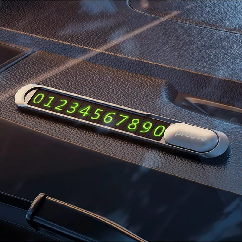 Карта парковки Proove Parking Number Plate Metal Lock Silver (AAPM00000006)