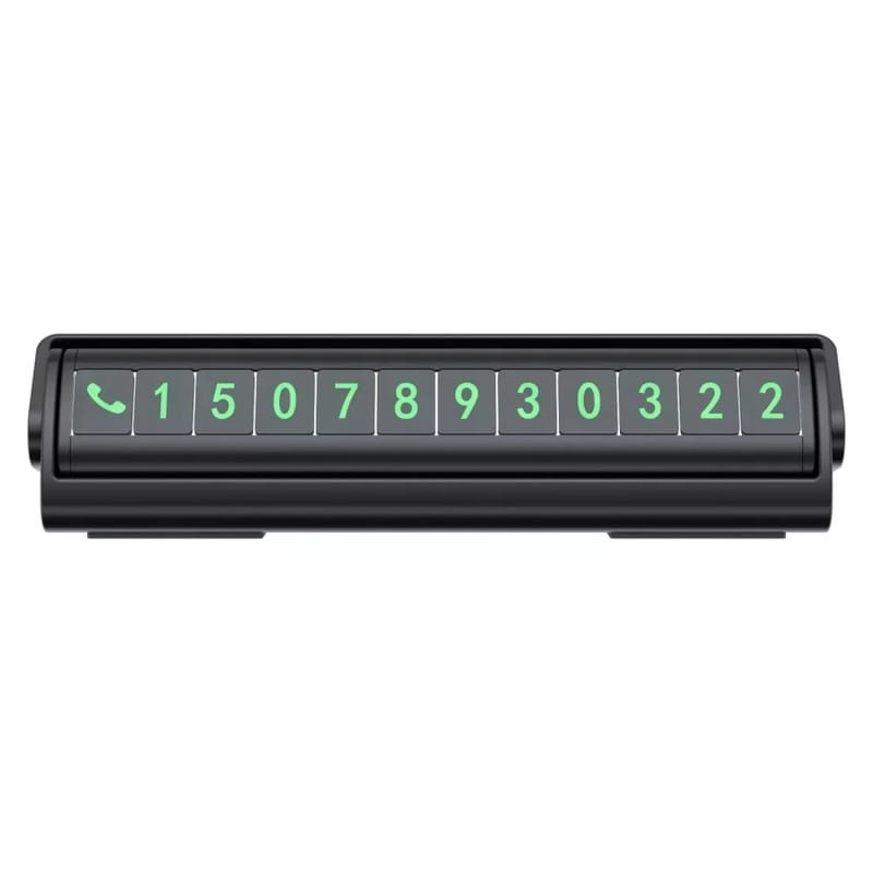 Карта парковки Proove Twins Parking Number Plate Black (AATP00000001)