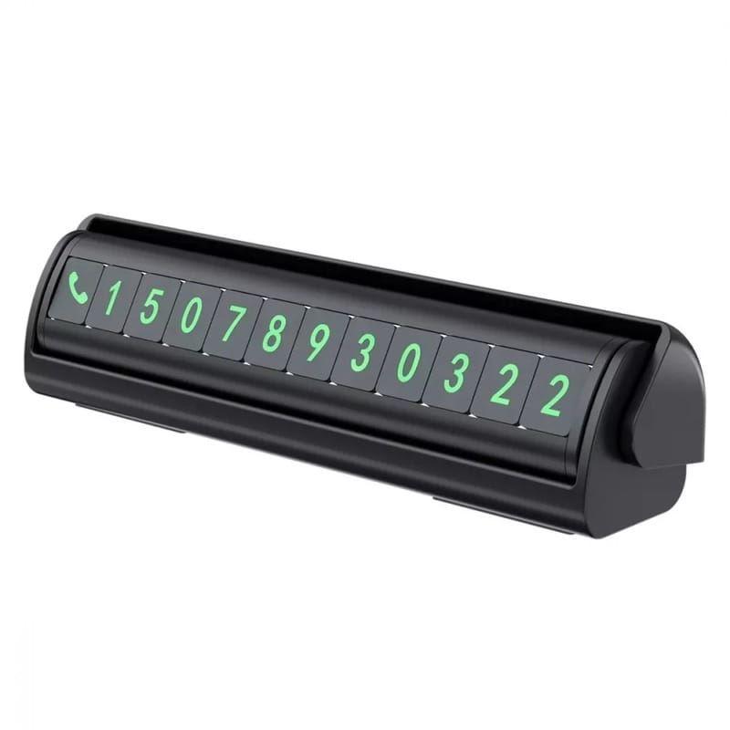 Карта парковки Proove Twins Parking Number Plate Black (AATP00000001)