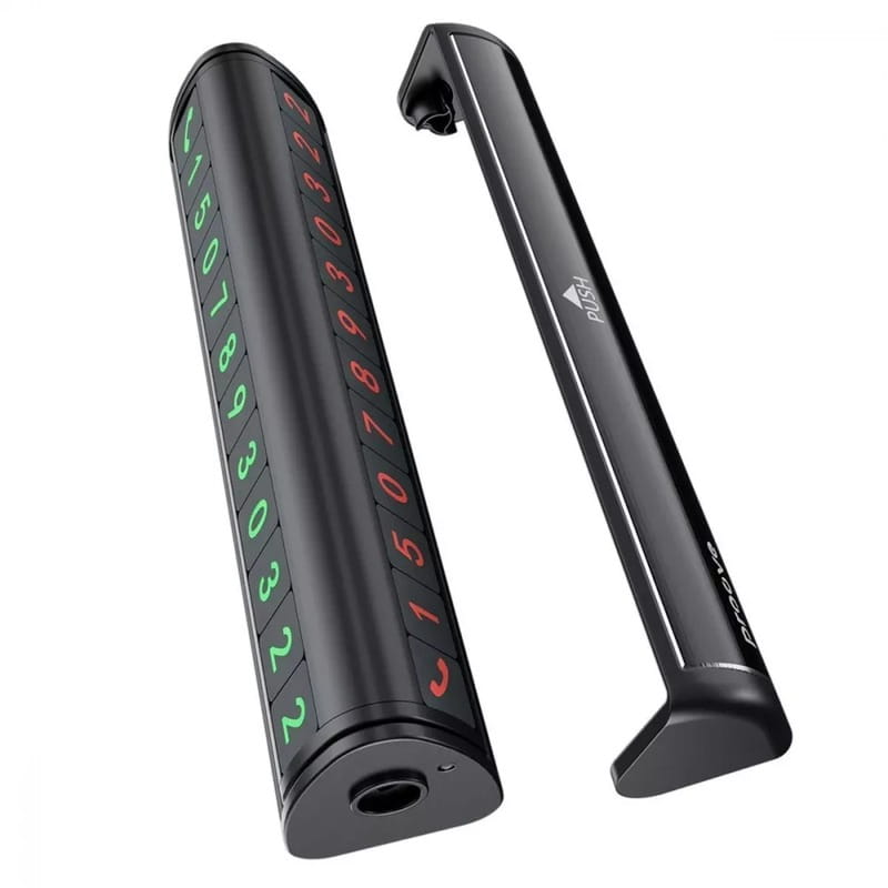 Карта парковки Proove Twins Parking Number Plate Black (AATP00000001)