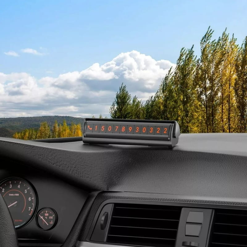 Карта парковки Proove Twins Parking Number Plate Black (AATP00000001)