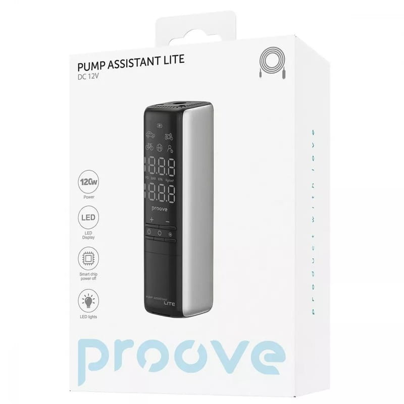 Автомобильный компрессор Proove Pump Assistant Lite 120W Gray (PPAL12010901)