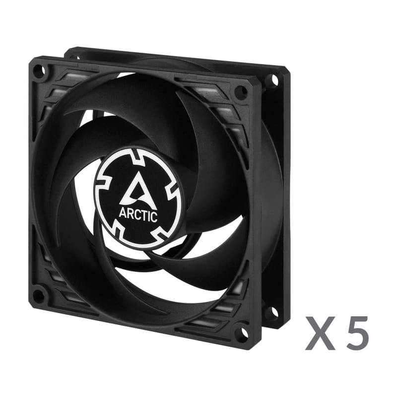 Вентилятор Arctic P8 PWM PST Black - 5 Pack (ACFAN00154A)