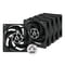 Фото - Вентилятор Arctic P8 PWM PST Black - 5 Pack (ACFAN00154A) | click.ua