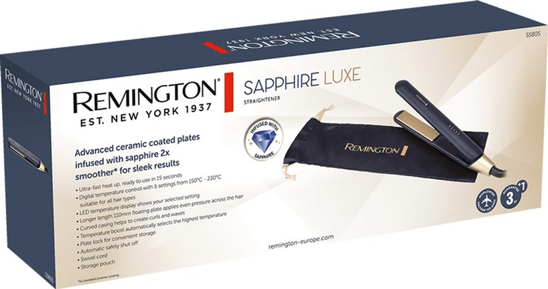 Утюжок (выпрямитель) для волос Remington S5805 Sapphire Luxe