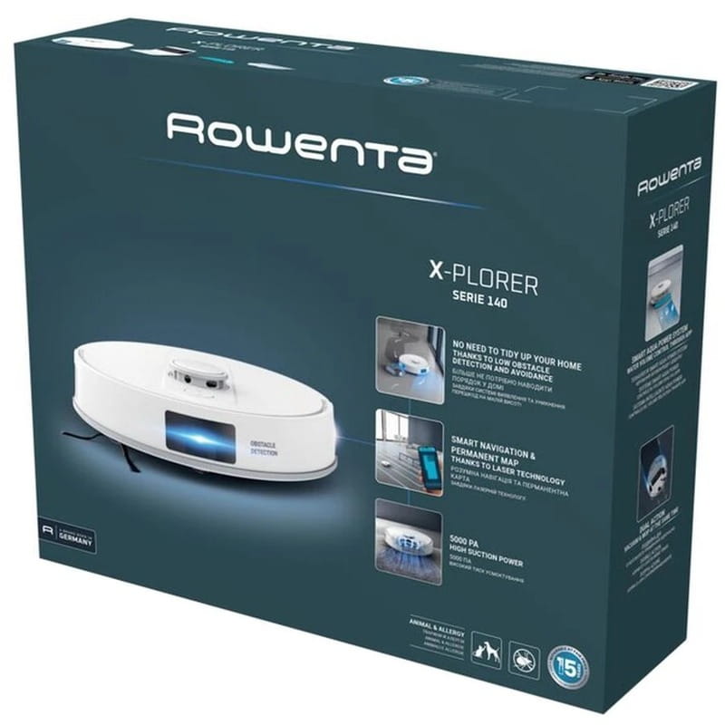 Робот-пылесос Rowenta X-Plorer Serie 140 Total Care RR9177WH