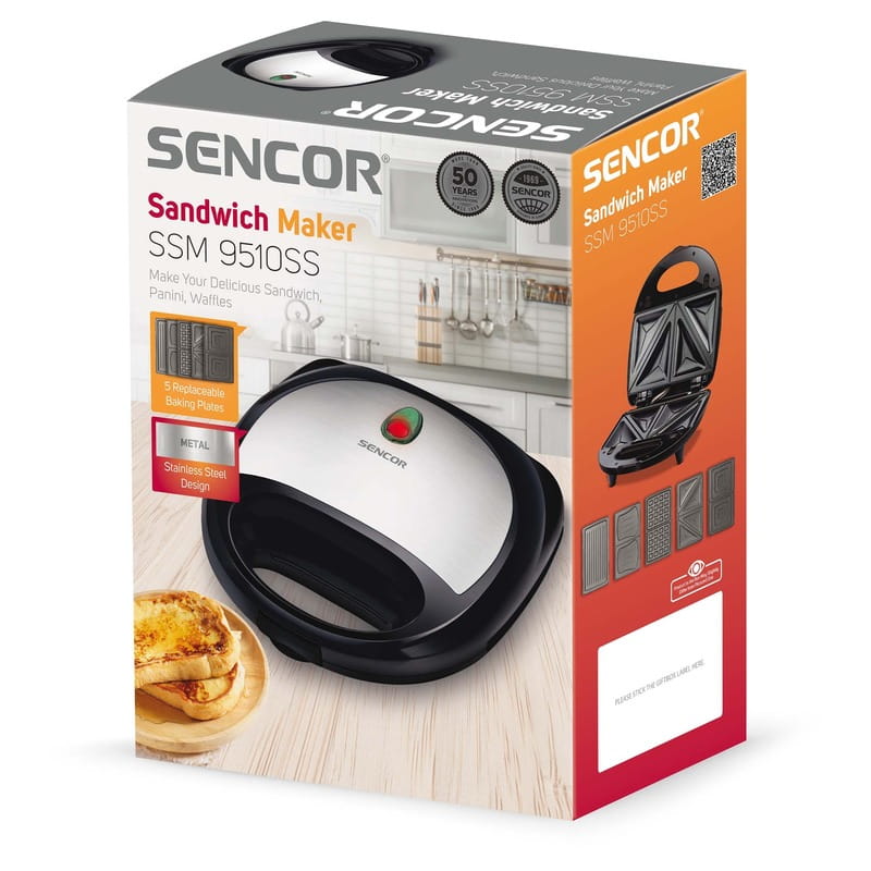 Бутербродниця Sencor SSM 9510SS