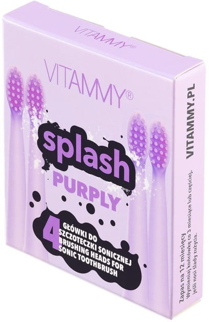Набор насадок для зубной щетки Vitammy TH1811-4 Purply (4 шт.)