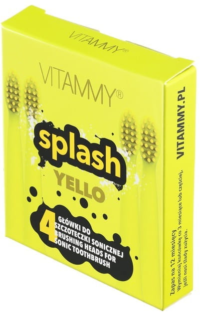 Набір насадок для зубної щітки Vitammy TH1811-4 Yellow (4 шт.)