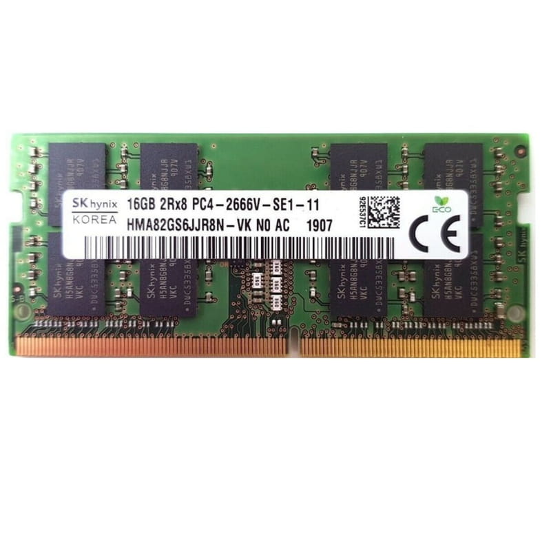 Модуль пам`ятi SO-DIMM 16GB/2666 DDR4 Hynix (HMA82GS6JJR8N-VK)