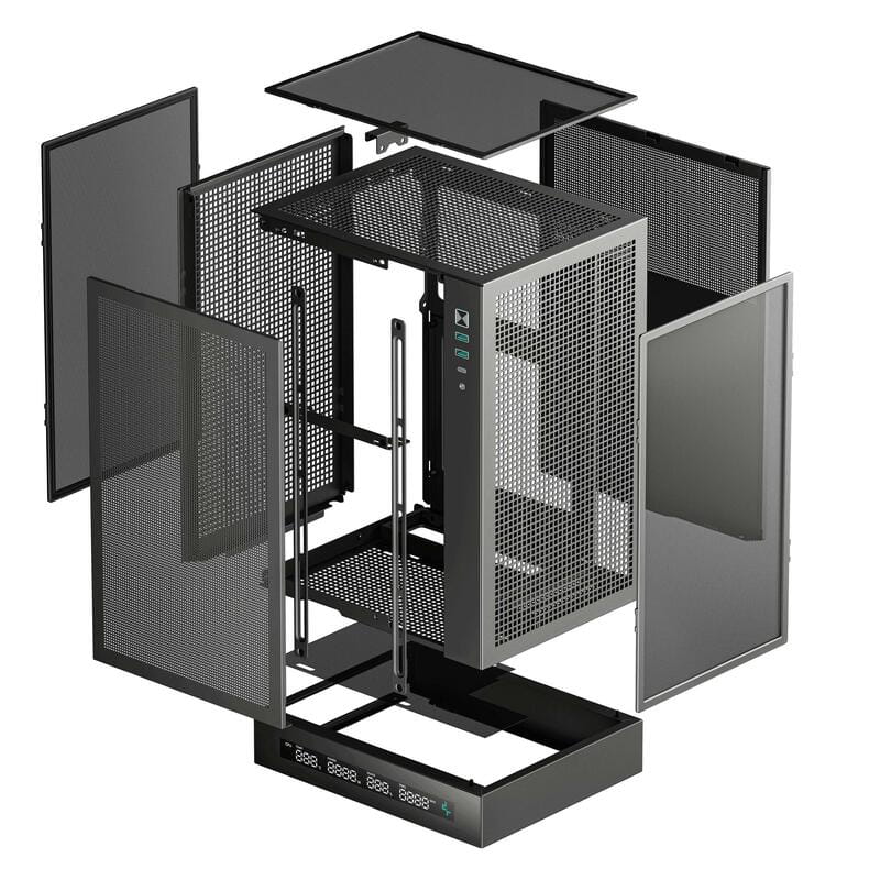 Корпус DeepCool CH170 Digital Black (R-CH170-BKNPI0D-G-1) без БП