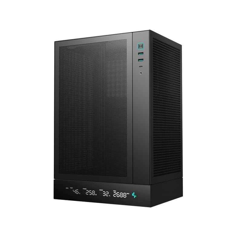 Корпус DeepCool CH170 Digital Black (R-CH170-BKNPI0D-G-1) без БЖ