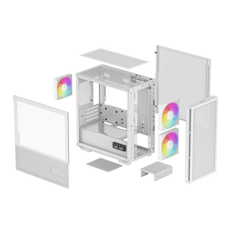 Корпус DeepCool CH360 Digital White (R-CH360-WHAPE3D-G-1) без БЖ