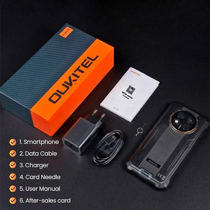 Смартфон Oukitel WP28E 4/128GB Black (6931940757621)