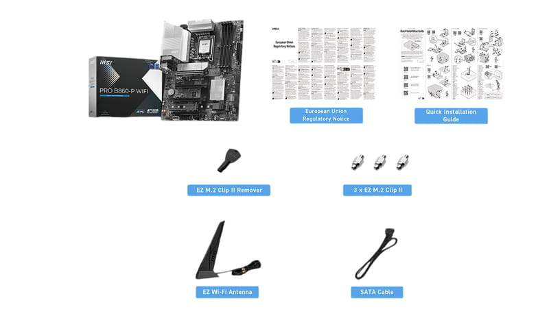 Материнская плата MSI Pro B860-P WiFi Socket 1851