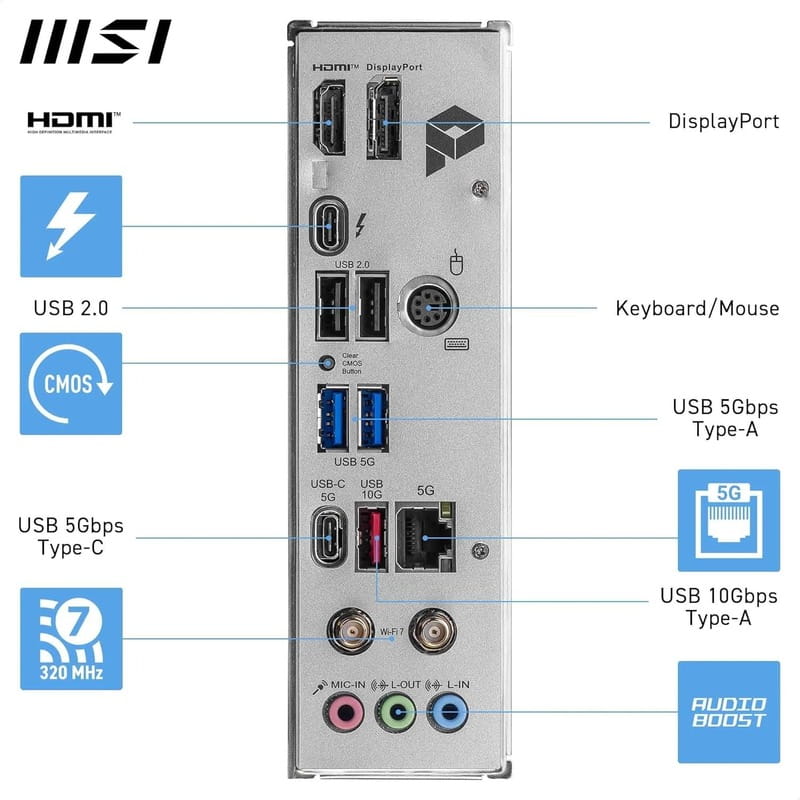 Материнская плата MSI Pro B860M-A WiFi Socket 1851