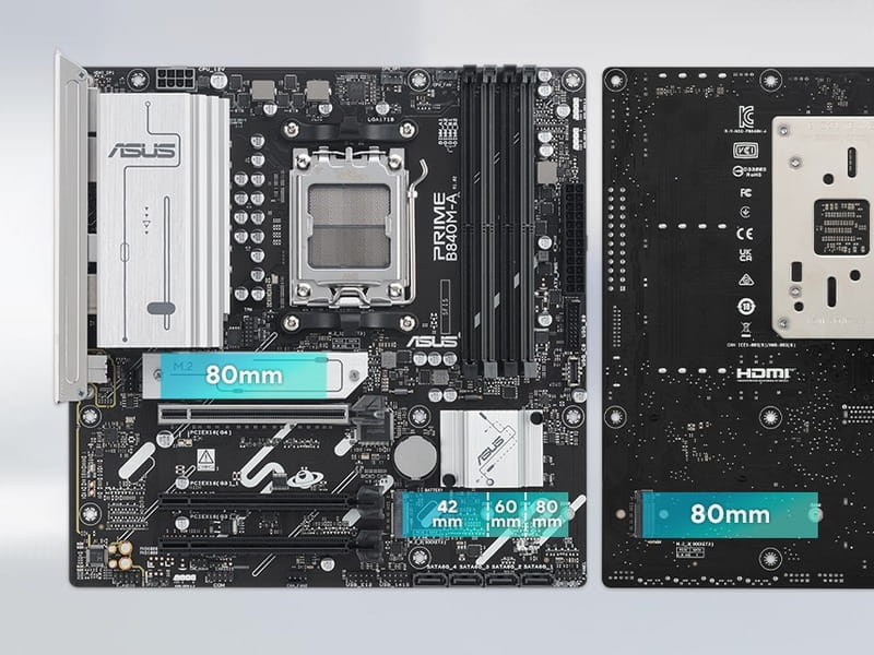 Материнская плата Asus Prime B840M-A-CSM Socket AM5
