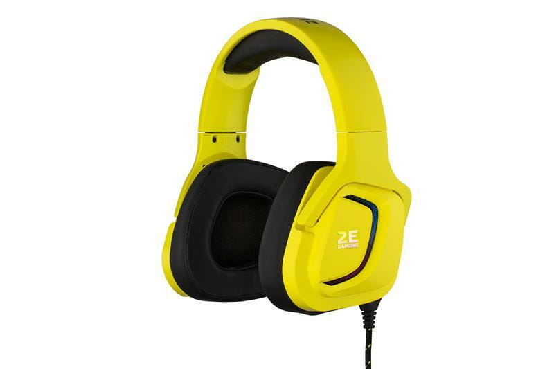 Гарнитура 2E Gaming HG340 RGB 7.1 Yellow (2E-HG340YW-7.1)