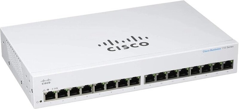 Коммутатор Cisco CBS110 Unmanaged 16-port GE (CBS110-16T-EU)