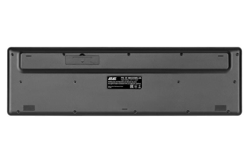 Комплект (клавіатура, миша) бездротовий 2E MK420 Black (2E-MK420WB_UA)