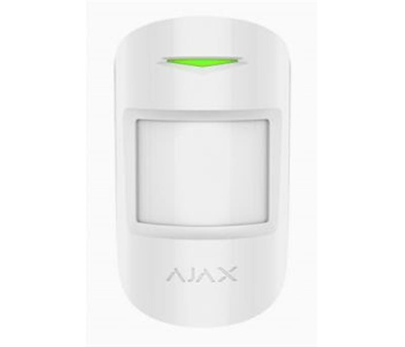 Бездротовий датчик руху і розбиття скла Ajax CombiProtect White (000001134)