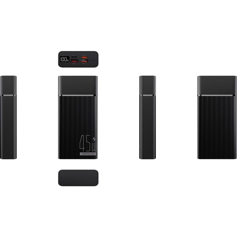 Універсальна мобільна батарея Yenkee YPB 2145 20000mAh 45W Black (37000116)