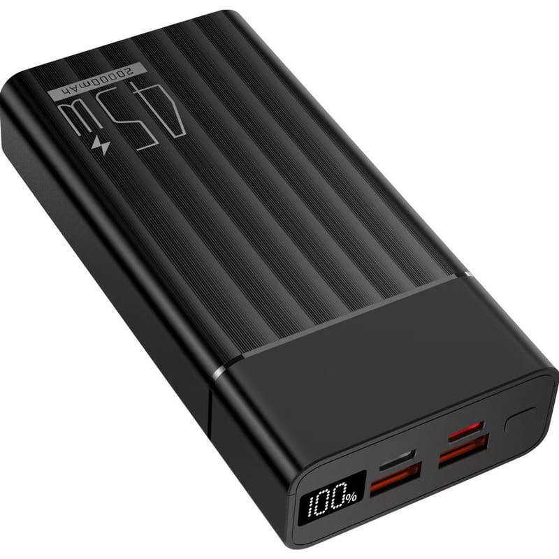 Універсальна мобільна батарея Yenkee YPB 2145 20000mAh 45W Black (37000116)