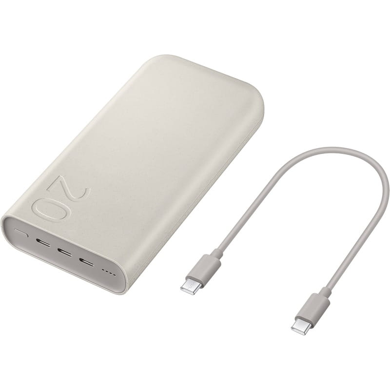 Універсальна мобільна батарея Samsung EB-P4520 20000mAh 45W Beige (EB-P4520XUEGEU)