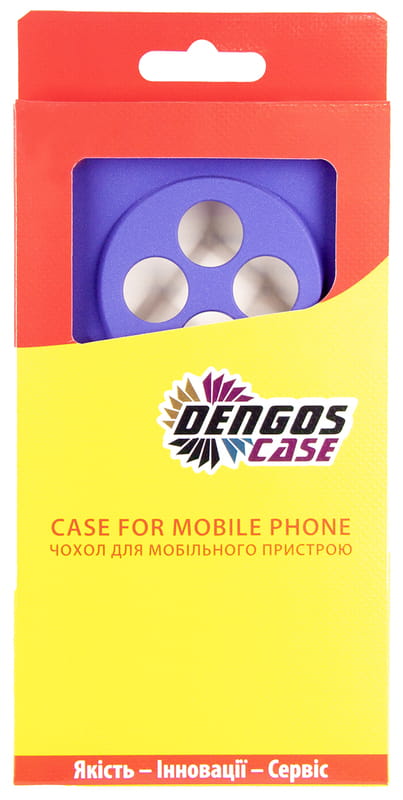 Чeхол-накладка Dengos Carbon для Xiaomi Redmi 14C Purple (DG-KM-121) + защитное стекло