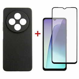 Чeхол-накладка Dengos Carbon для Xiaomi Redmi 14C Black (DG-KM-119) + защитное стекло