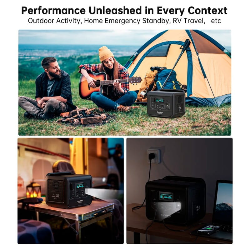 Зарядна станція Choetech BS060 512Wh, 800W (BS060-EU-GY)