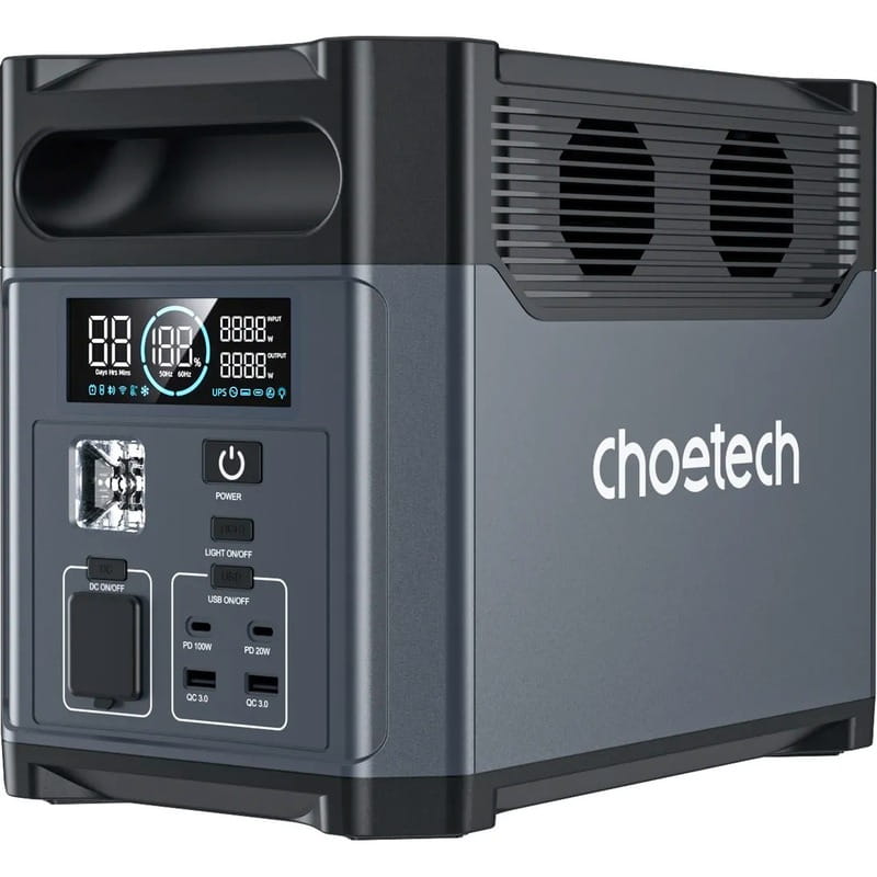 Зарядна станція Choetech BS061 1024Wh, 1200W (BS061-EU-GY)