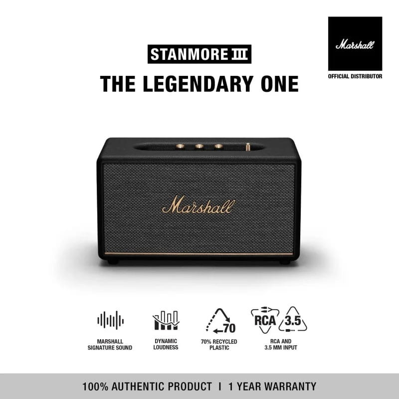 Акустическая система Marshall Stanmore III Black (1006010)