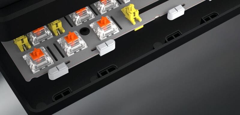 Клавиатура беспроводная Hator Rockfall 3 Mecha TKL Wireless Orange Black (HTK850UA)